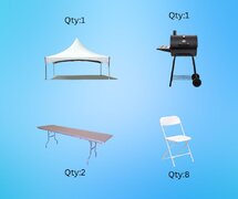 10x20 Buffalo Freddy Tailgating Party Package #1 