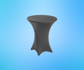 Black Stretch Fabric Cocktail Table Cover 