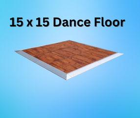 Wood Finish Dance Floor (15x15)