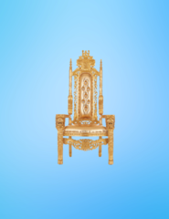 Gold King Throne Chair