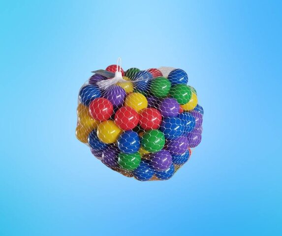 Soft Plastic Bounce House Mini Balls (100 qty)