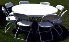 Tables/ Chairs/Tents