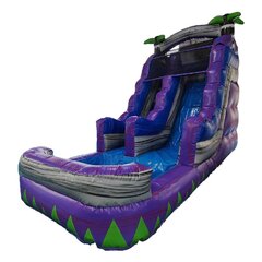 14 Foot Purple Water Slide