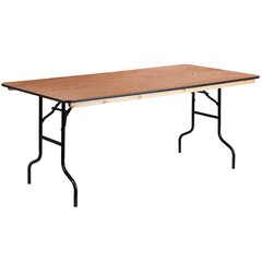 8ft Budget Folding Wood Table