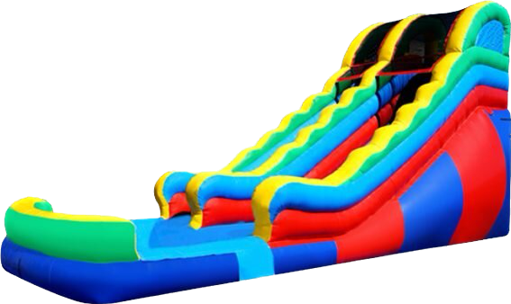 18 Foot Colorful Water Slide