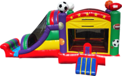 Championship Bounce House Slide Combo (Wet or Dry)