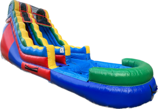 18' Colorful Water Slide