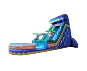 The Big Blue Tsunami Water Slide