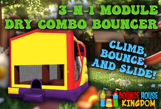 Combo with Slide Inside the Bounce House: Triple the Fun!