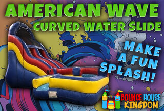 American Wave Slide: Ride the Excitement of an 18ft American Curved Wave