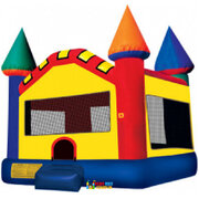 Colorful Castle Bounce House for All Ages