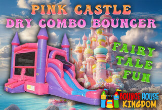 Pink Castle Jump Bounce House: Where Fairy Tales Begin!