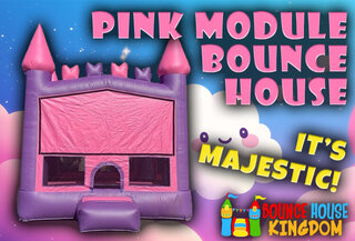 Pink Module 15x15 Bounce House - Fun for All Ages