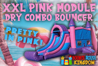 XXL Pink Module Combo Bouncer: Super-Sized Fun for All Ages!