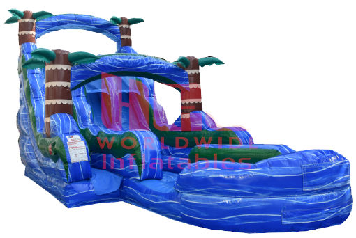 18' Hurricane Dual Lane Water Slide