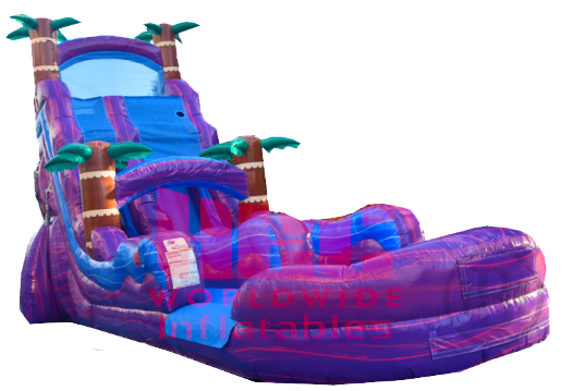 22' Purple Crush Water Slide