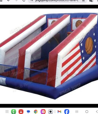 2 lane basketball goal