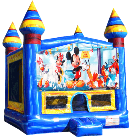 mickey mouse bouncy castle argos