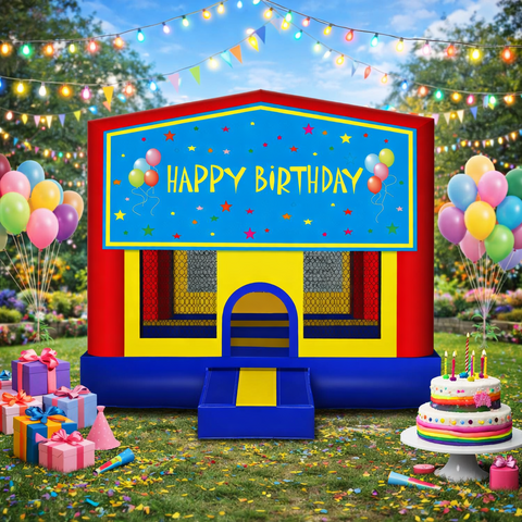 Boys Birthday 13x13 Fun House