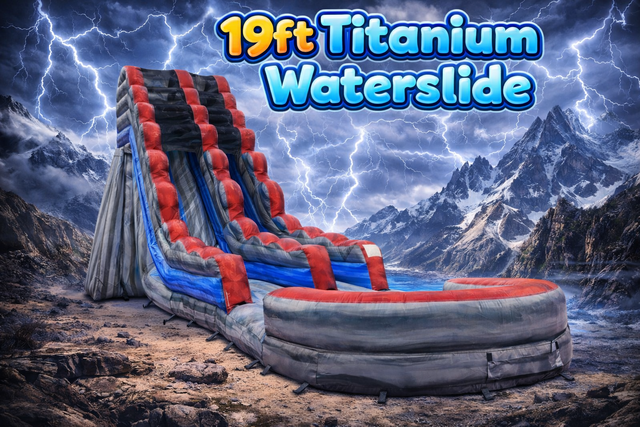 19 ft Titanium Waterslide 