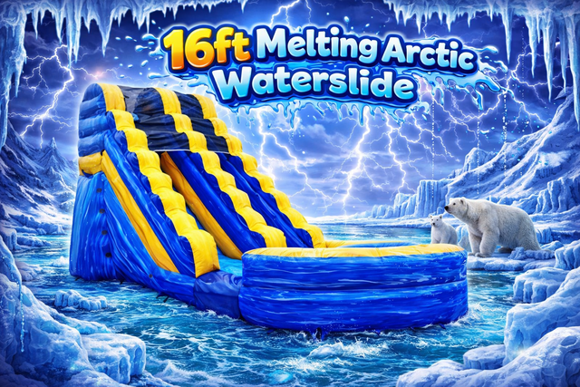 16 ft Melting Artic Waterslide