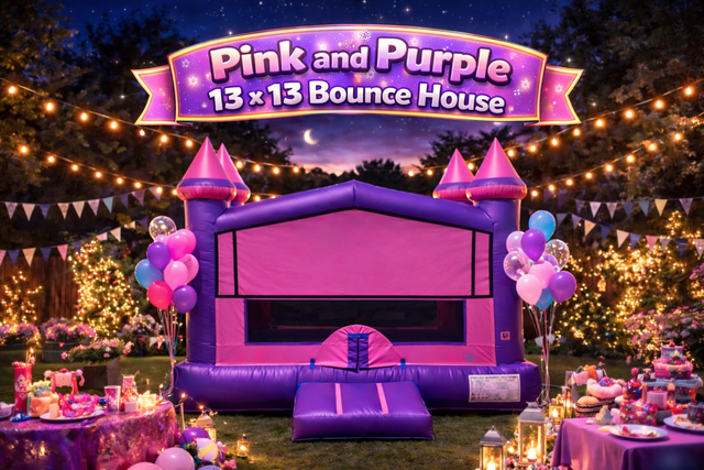 Pink and purple 13 x 13