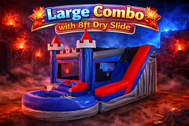 Large Combo With 8ft Dry Slide