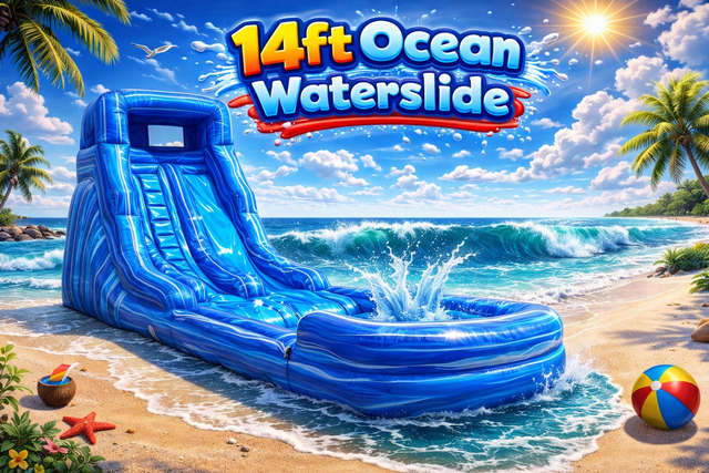 14ft Ocean Waterslide 
