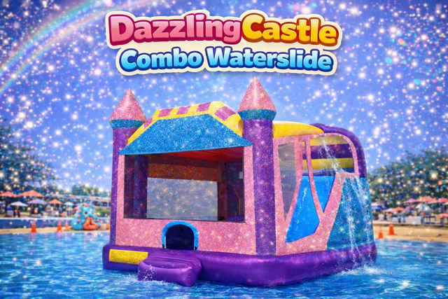 Dazzling Castle Combo Waterslide