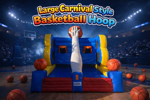 Large Carnival Style Basketball Hoop