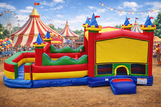 30 FT CIRCUS OBSTACLE BOUNCE HOUSE