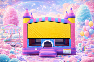 Girls Cotton Candy Jump House 