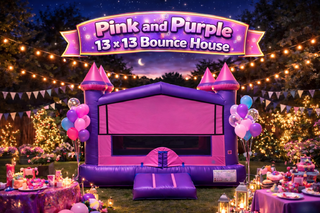 Pink and purple 13 x 13