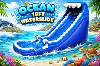 18ft Ocean Waterslide 