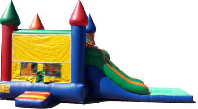 Castle Water Slide Bounce House with Pool 102