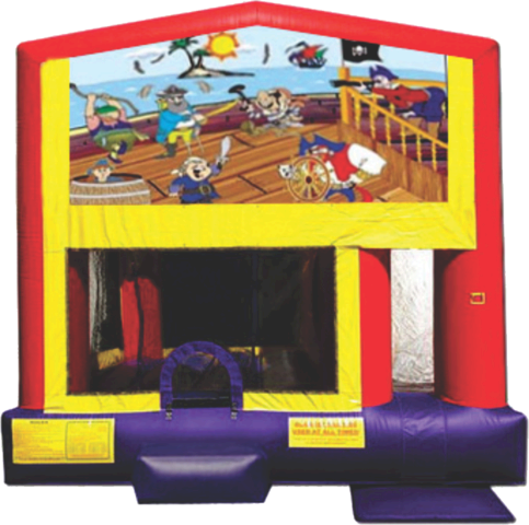 Lil Pirates Fun House Bouncer Slide 400