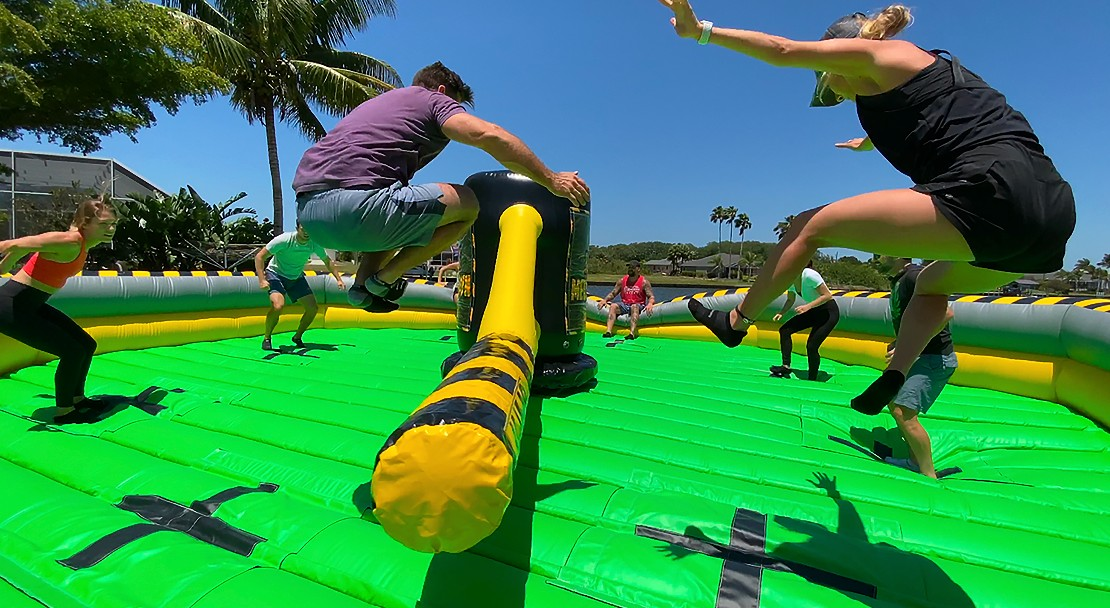 Meltdown inflatable game rental in Elk Grove, CA