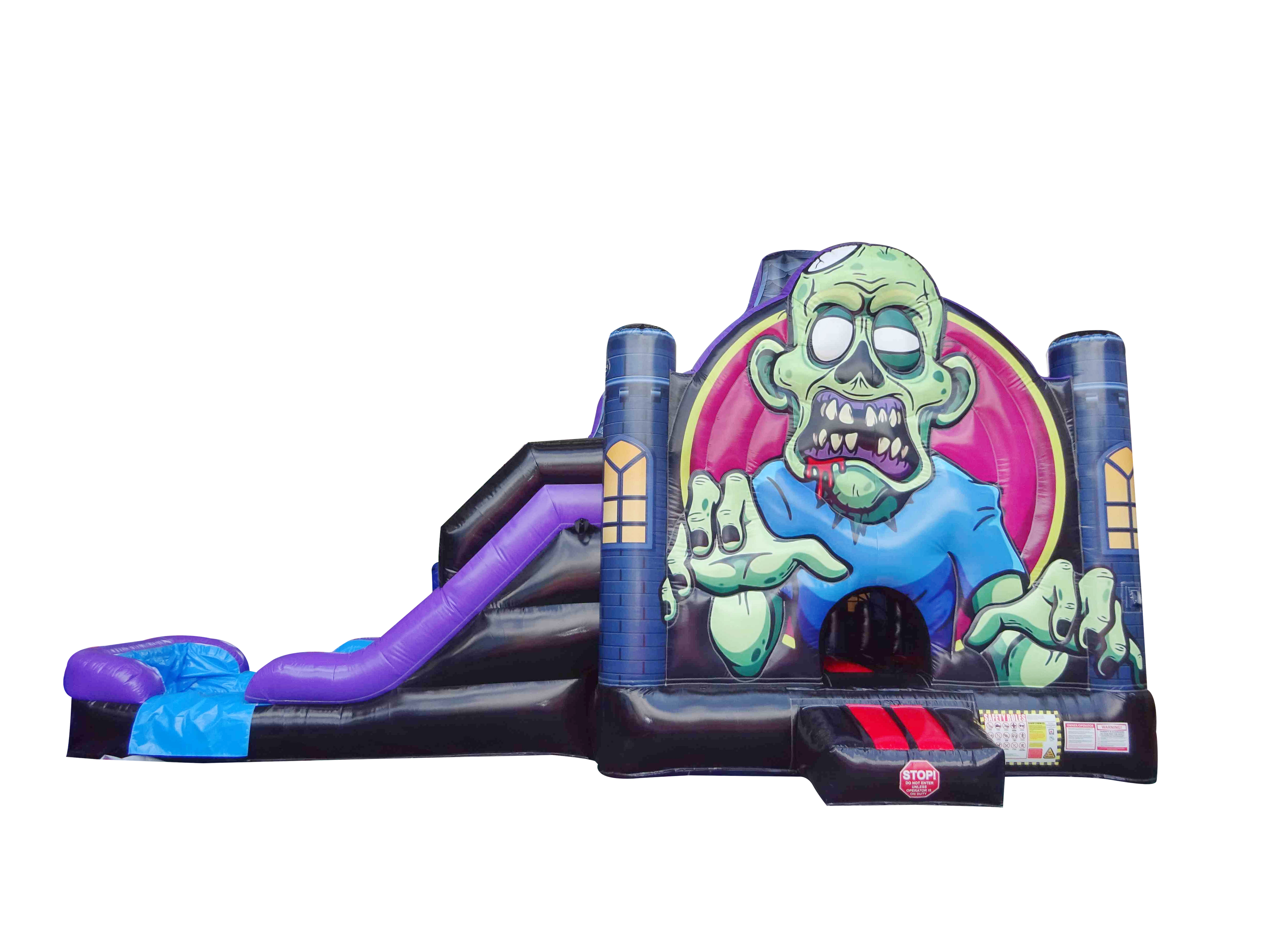 Zombie Slide Bounce House Halloween bounce house rental in Sacramento