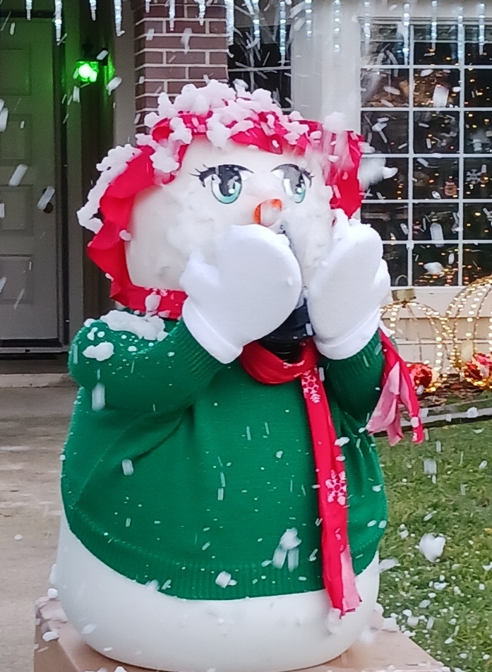 Christmas Snowman Snow Machine snow machine rental in Sacramento