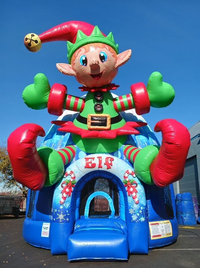 Christmas Elf Bounce House Rental Christmas bounce house rental in Sacramento