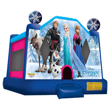 Small Frozen 10x10 bounce house rental in Sacramento