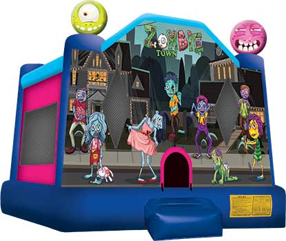 Zombie Town bounce house Halloween inflatable rental in Sacramento