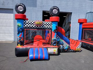 Mini Monster Truck Slide Combo