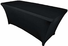 Black Fitted Table Covers