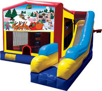 Christmas 26 Bounce House Slide 1000
