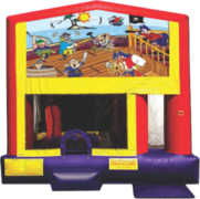 Lil Pirates Fun House Bouncer Slide 400
