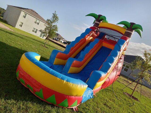 14 ft🔥 Starburst waterslide,🔥 from ages 2 to 15,
