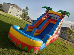 14 ft🔥 Starburst waterslide,🔥 from ages 2 to 12,