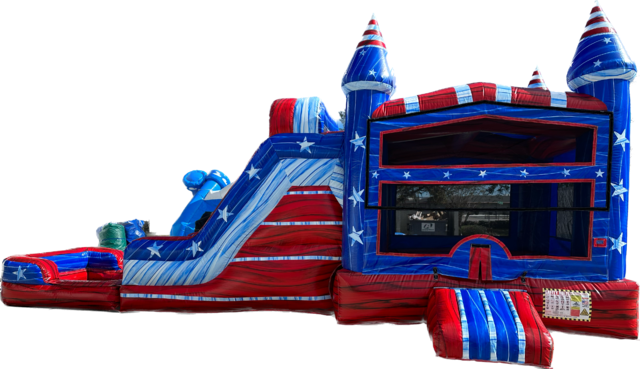 Stars and Stripes Dual lane XL wet/dry combo