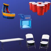 Tsunami Fire Ball Water Slide Party Package 